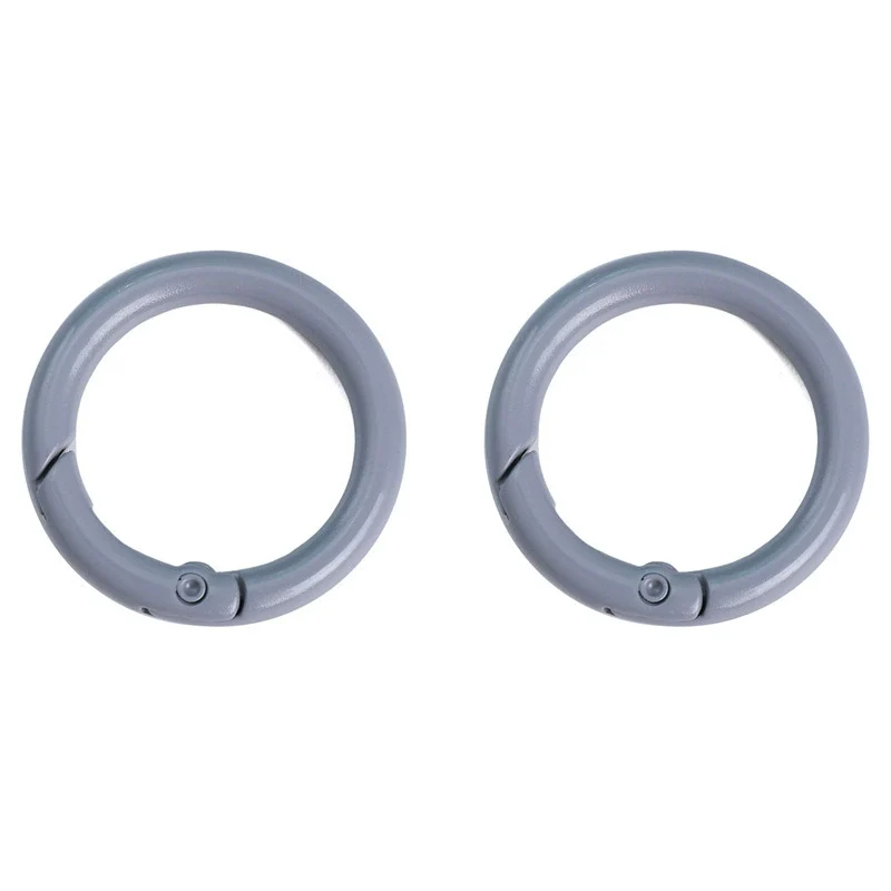 Alloy Geometric Round Spray Painted Mobile Phone Chain Key Chain Hook Buckle Ring - Image 13