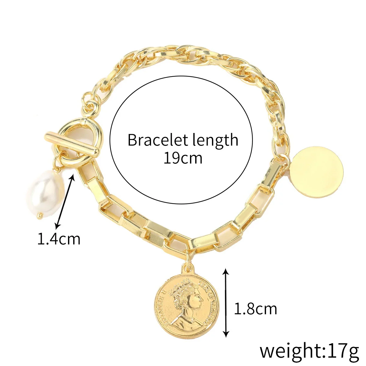 Alloy Geometric Style Electroplated Women's Bracelet - Image 19