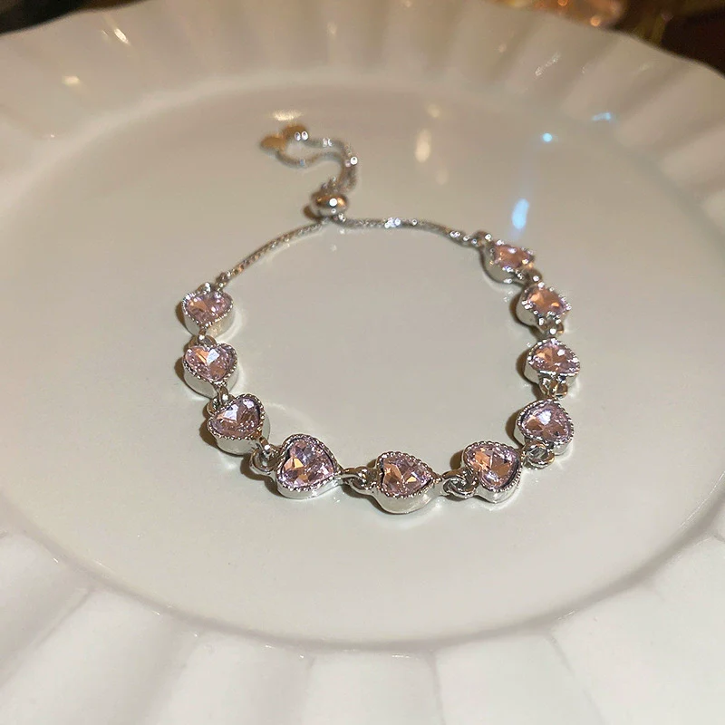 Alloy Geometric Zircon Women's Minimalist Adjustable Bracelet - Image 20