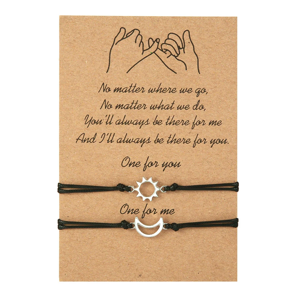 Alloy Handmade Geometric Style Gold And Silver Mixed Color Wax Thread Woven Adjustable Couple And Women's Bracelet - Image 7