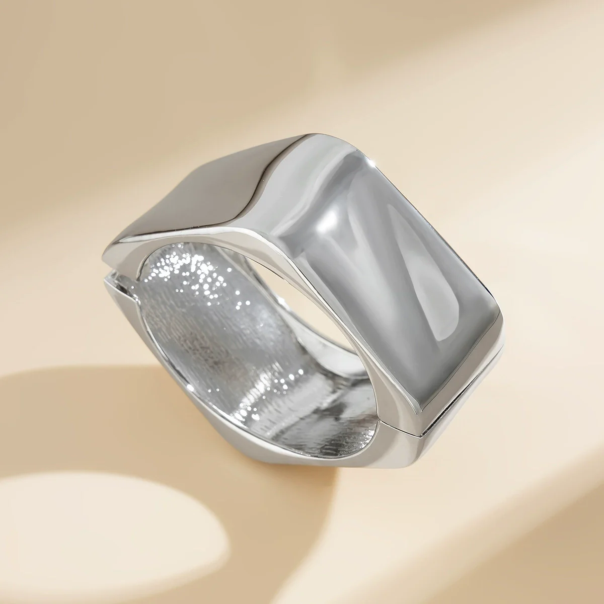 Alloy Hiphop Fashion Glitter Irregular Men's Bracelet With Electroplating - Image 15
