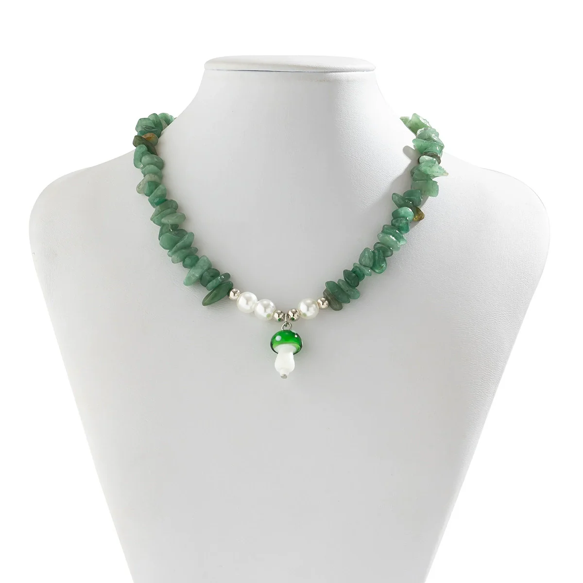 Alloy Irregular Gravel Collarbone Necklace With Star And Geometric Pattern Electroplated For Women - Image 7