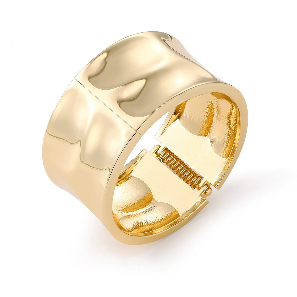 Alloy Jewelry Fashion Irregular Bracelet Geometric Style With Letters Numbers Text Electroplated For Women And Unisex - Image 2
