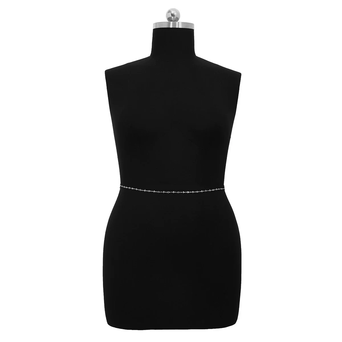 Alloy Jewelry Stars Rhinestone Tassel Waist Chain Body Chain For Female Simple Style - Image 5