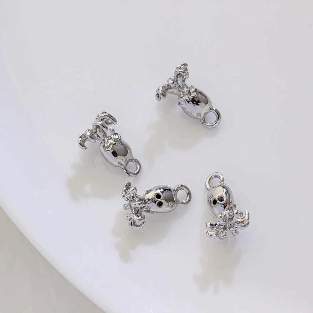 Alloy Marine Life Hippocampus Octopus Conch Electroplated Pendant Jewelry Accessories - Image 12