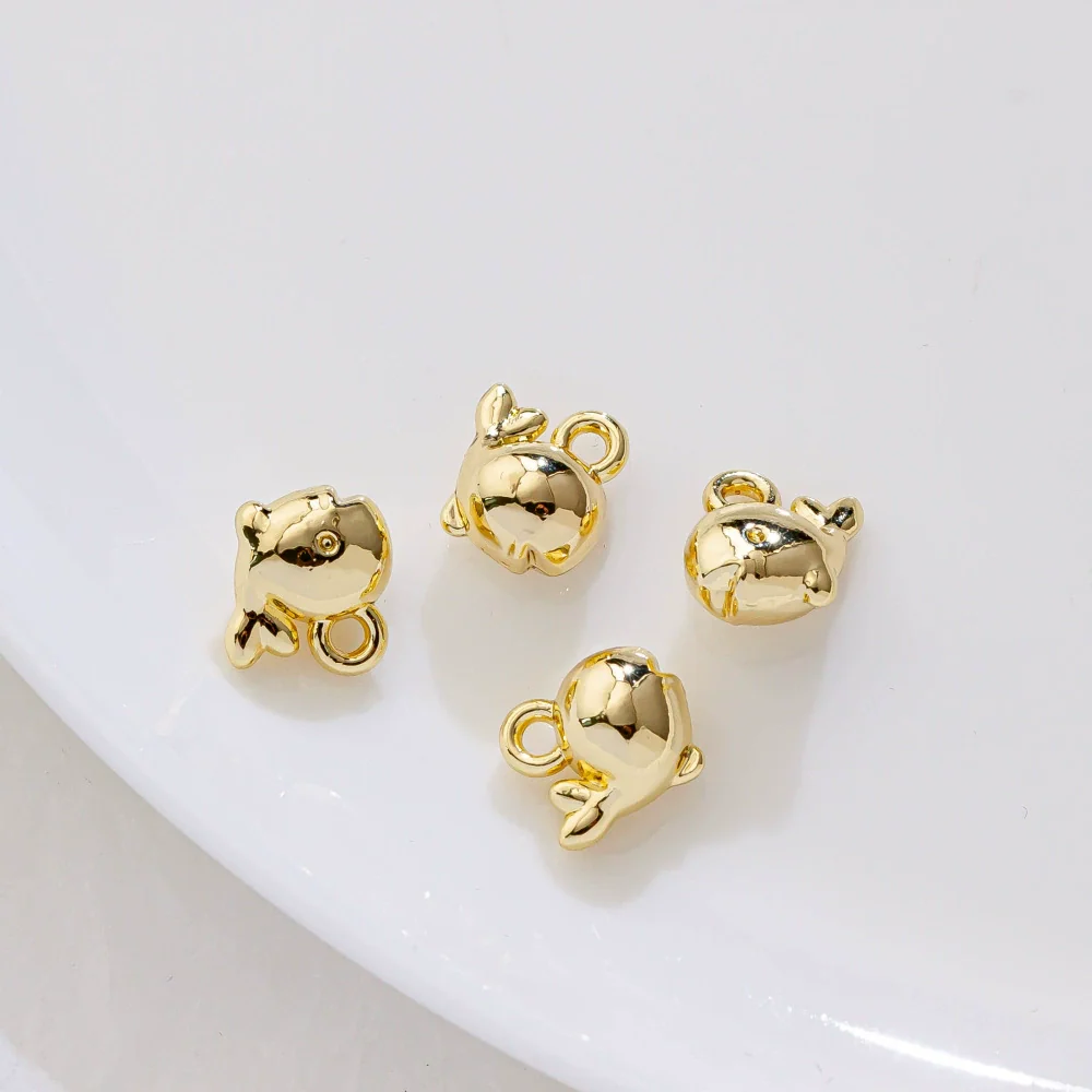 Alloy Marine Life Hippocampus Octopus Conch Electroplated Pendant Jewelry Accessories - Image 15