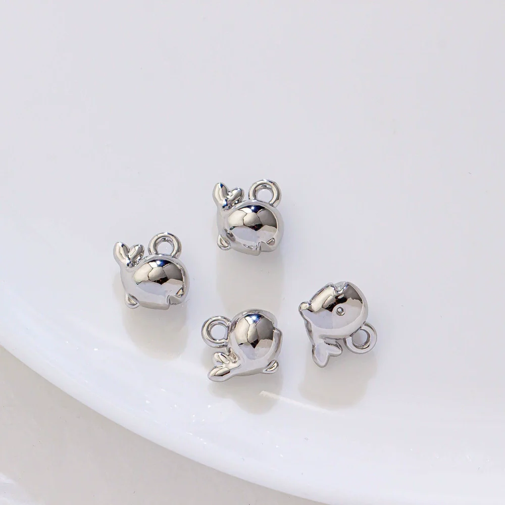 Alloy Marine Life Hippocampus Octopus Conch Electroplated Pendant Jewelry Accessories - Image 16