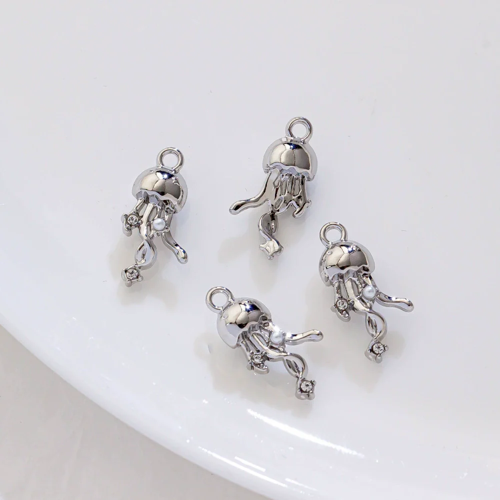 Alloy Marine Life Hippocampus Octopus Conch Electroplated Pendant Jewelry Accessories - Image 18