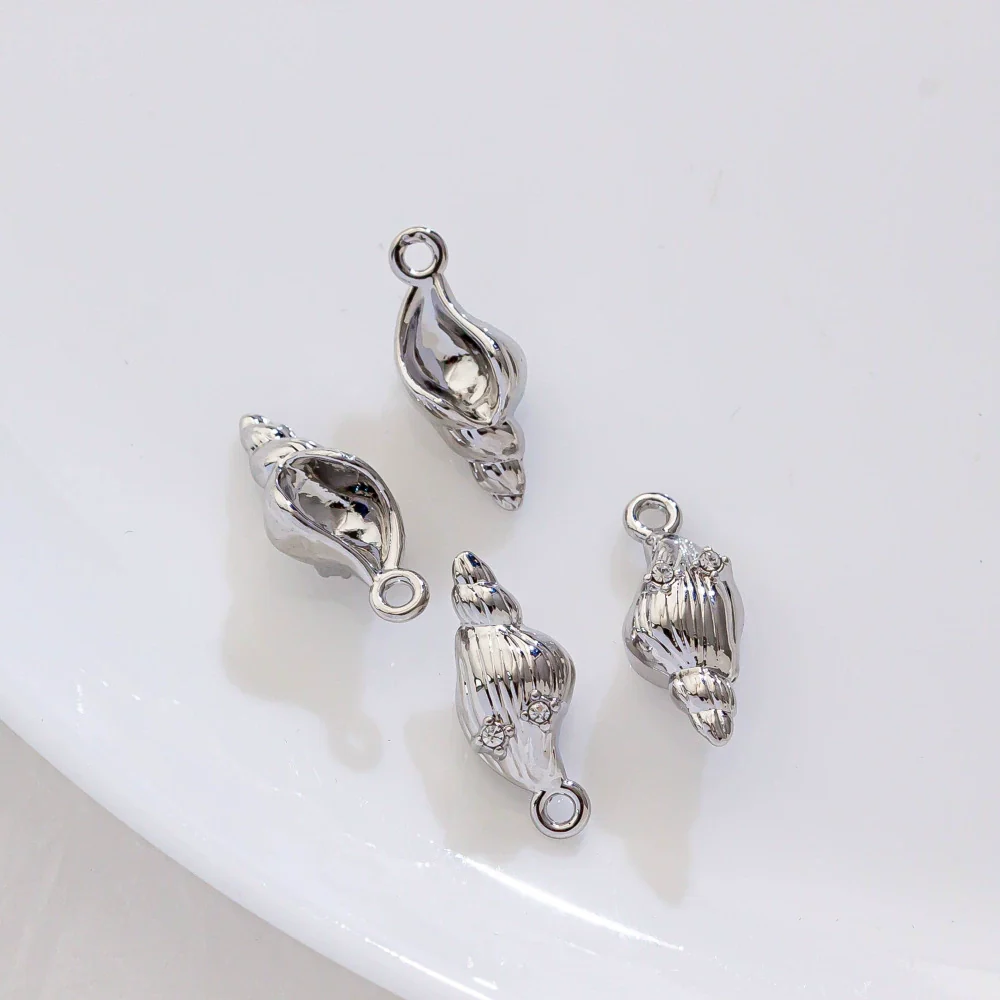 Alloy Marine Life Hippocampus Octopus Conch Electroplated Pendant Jewelry Accessories - Image 20