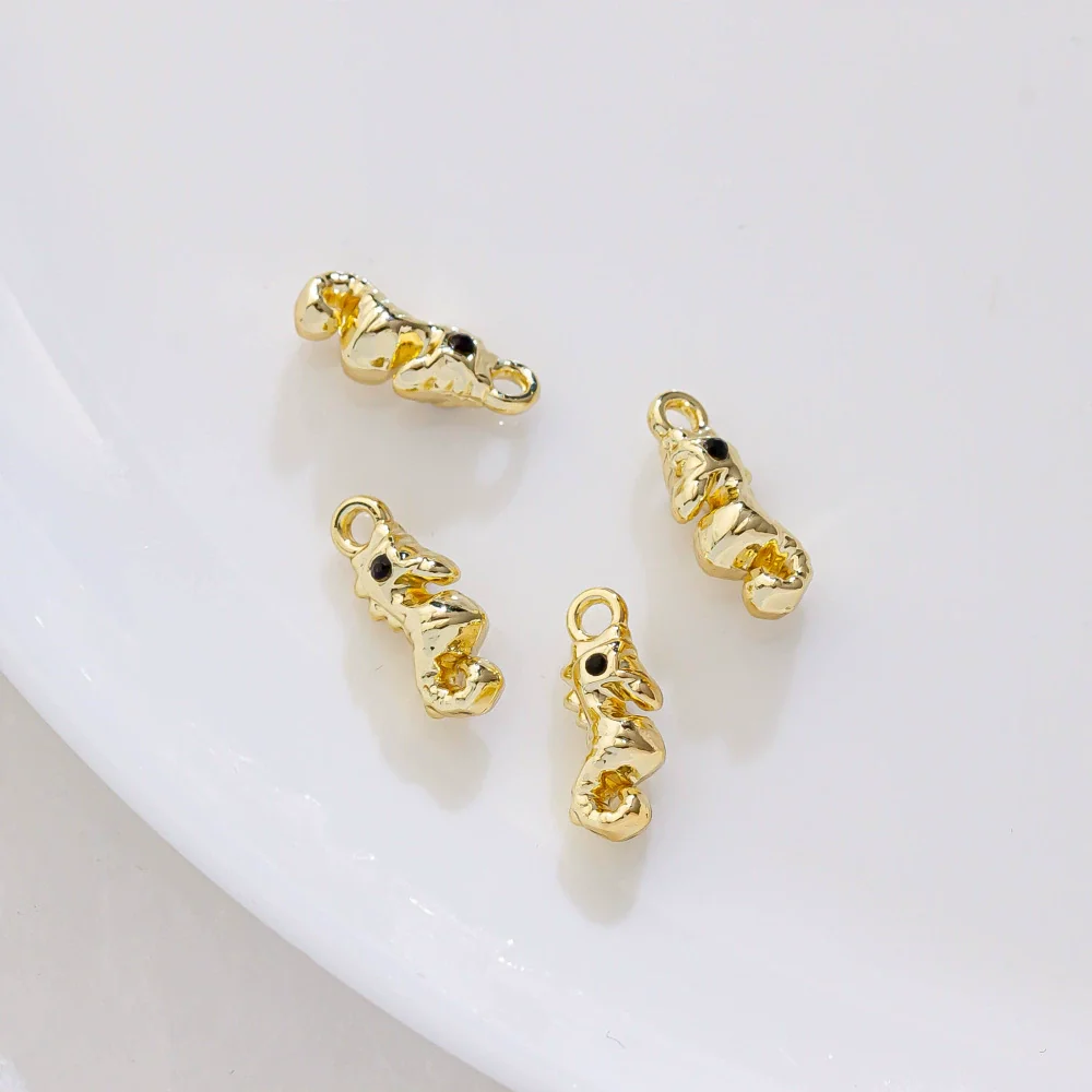 Alloy Marine Life Hippocampus Octopus Conch Electroplated Pendant Jewelry Accessories - Image 9