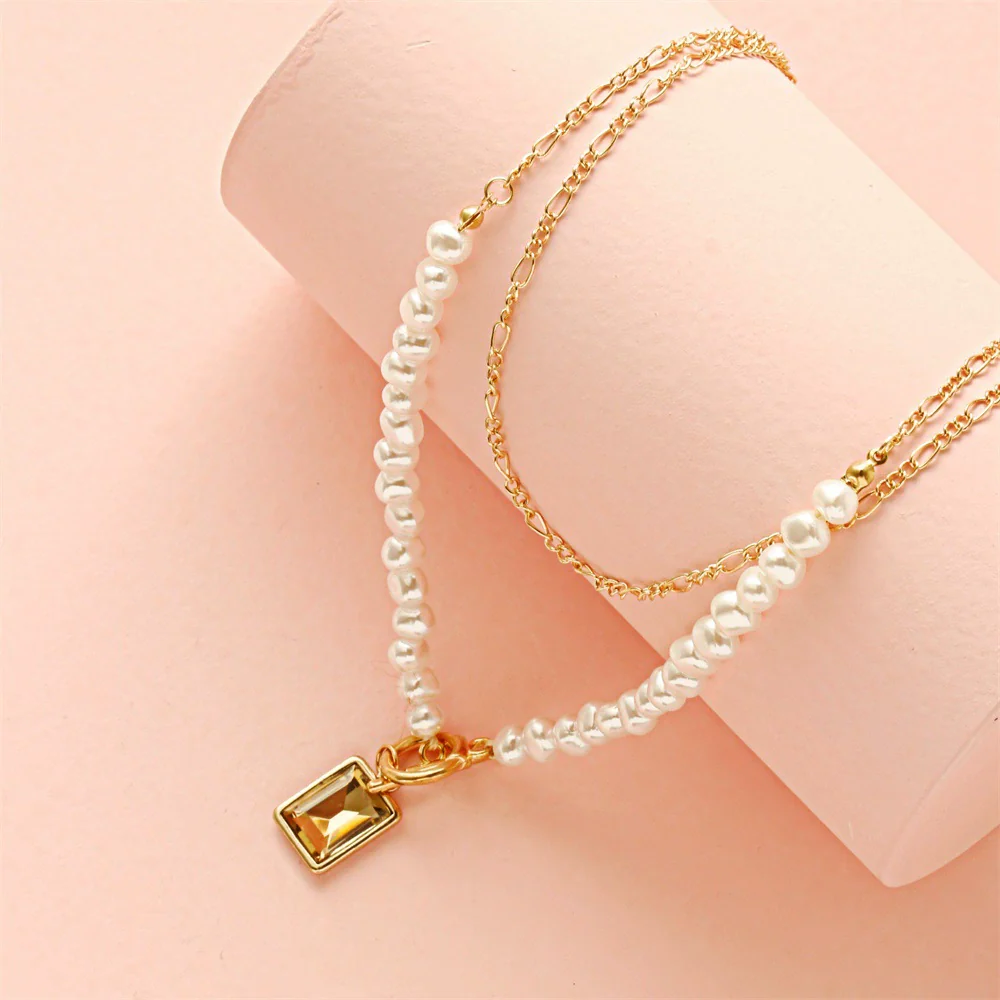 Alloy Multilayer Butterfly Personality Fashion Women's Necklace With Letters Numbers Text Pattern And Electroplating Design - Image 16