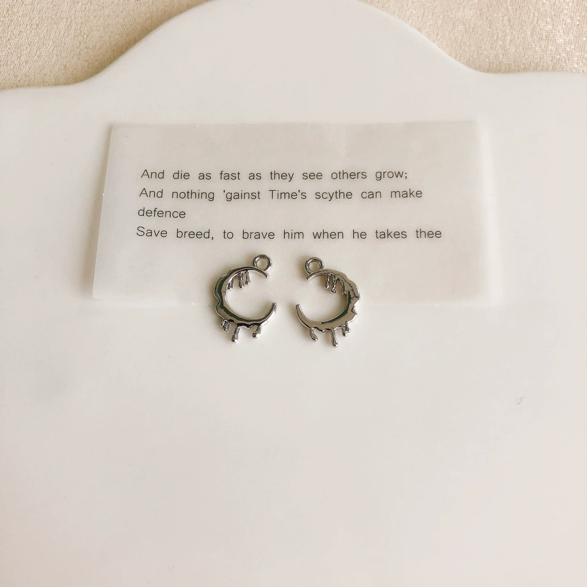Alloy Niche Fashion Love Moon Star Pendant Necklace And Mobile Phone Chain Diy Accessories - Image 13