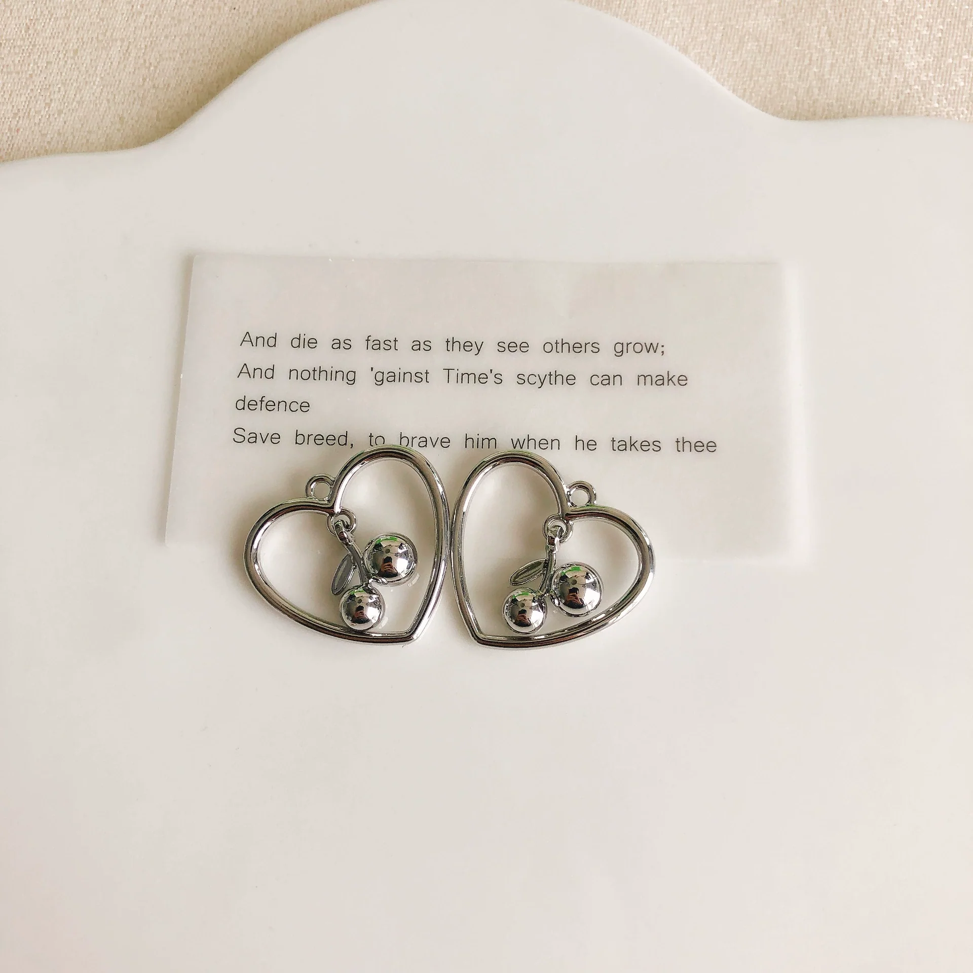 Alloy Niche Fashion Love Moon Star Pendant Necklace And Mobile Phone Chain Diy Accessories - Image 7