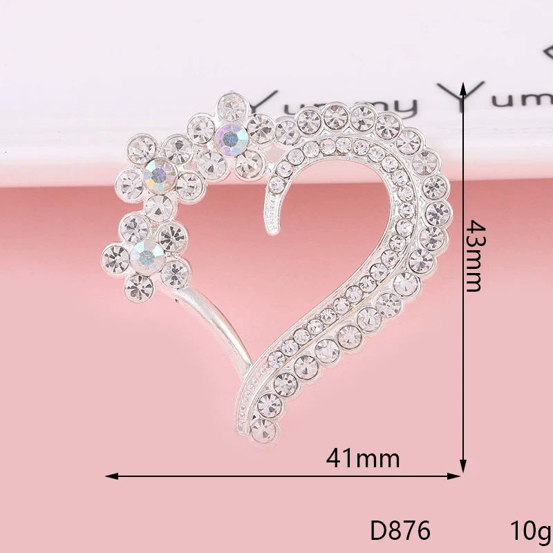 Alloy Phone Shell Jewelry Accessories With Love Peach Heart Design And Electroplating Treatment - Image 11
