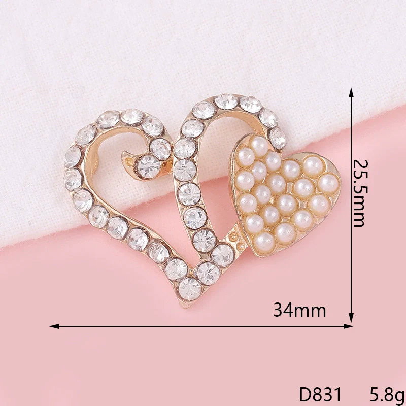 Alloy Phone Shell Jewelry Accessories With Love Peach Heart Design And Electroplating Treatment - Image 13