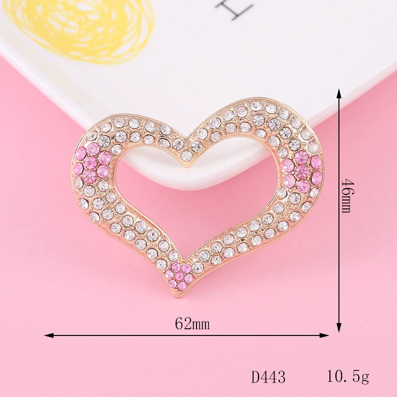 Alloy Phone Shell Jewelry Accessories With Love Peach Heart Design And Electroplating Treatment - Image 16