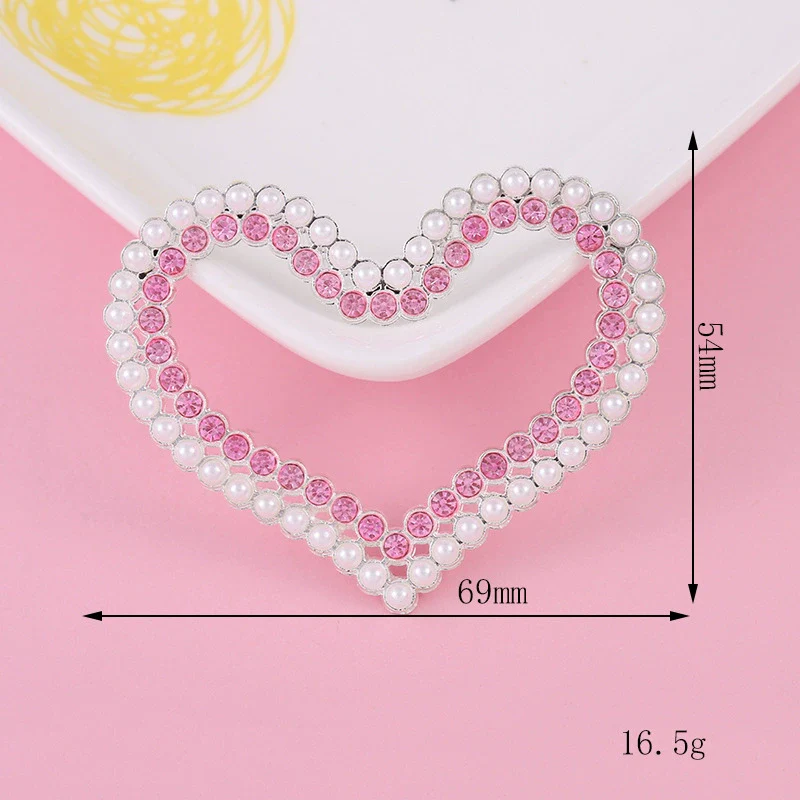 Alloy Phone Shell Jewelry Accessories With Love Peach Heart Design And Electroplating Treatment - Image 20