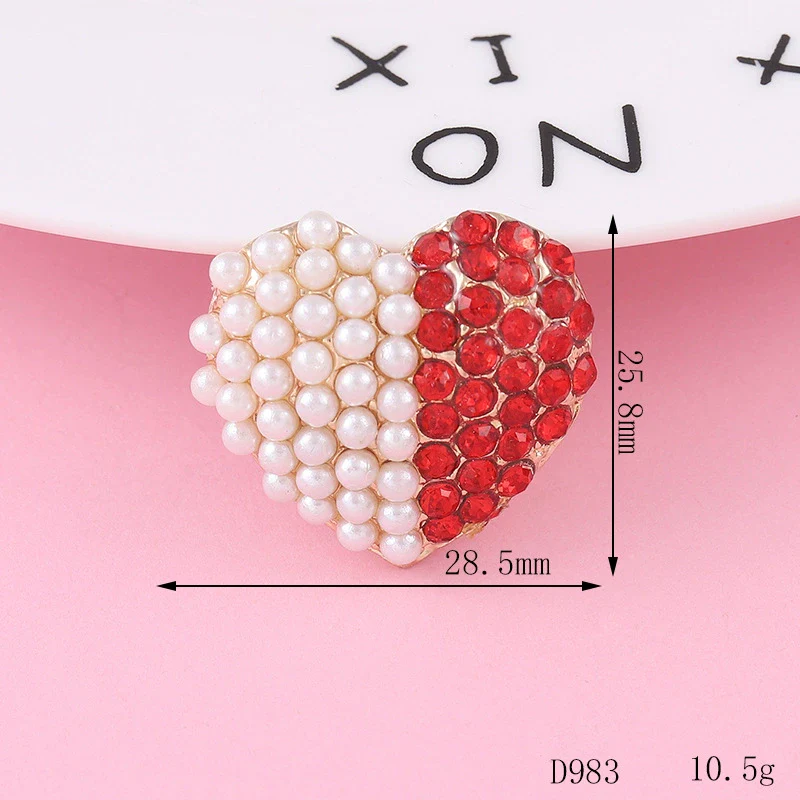 Alloy Phone Shell Jewelry Accessories With Love Peach Heart Design And Electroplating Treatment - Image 21