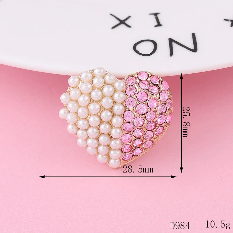 Alloy Phone Shell Jewelry Accessories With Love Peach Heart Design And Electroplating Treatment - Image 22