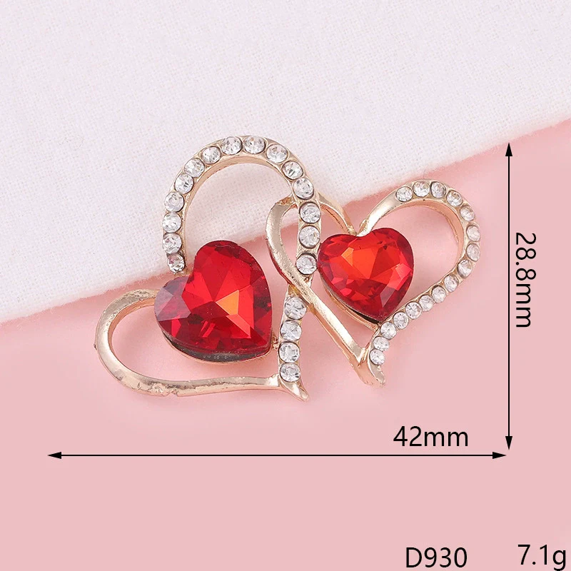 Alloy Phone Shell Jewelry Accessories With Love Peach Heart Design And Electroplating Treatment - Image 3