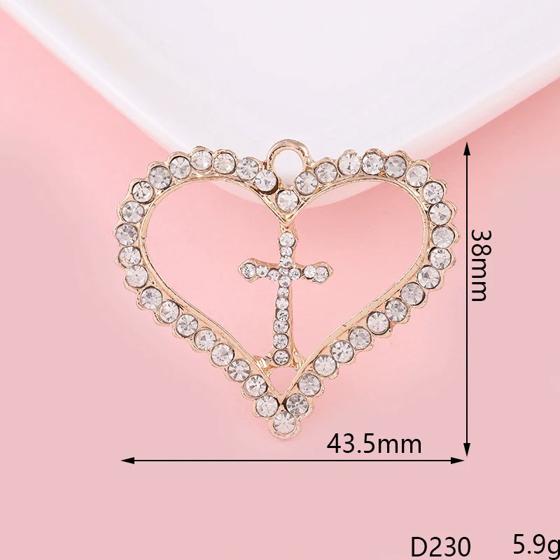 Alloy Phone Shell Jewelry Accessories With Love Peach Heart Design And Electroplating Treatment - Image 7