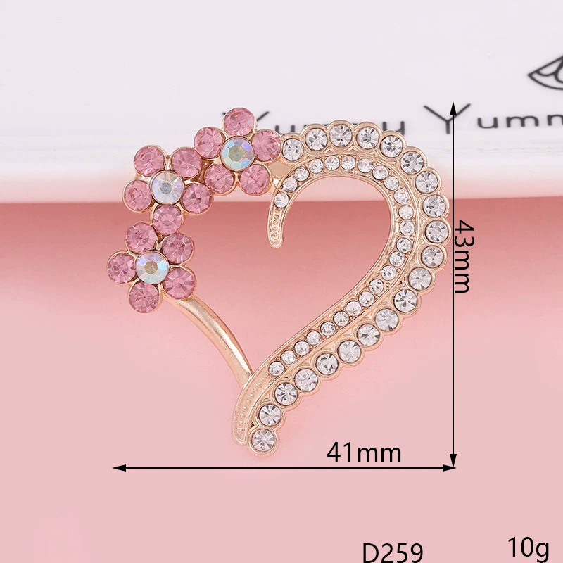 Alloy Phone Shell Jewelry Accessories With Love Peach Heart Design And Electroplating Treatment - Image 8