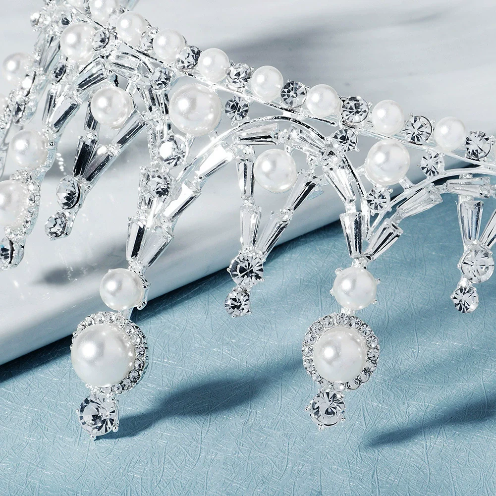 Alloy Rhinestone Flower Vintage Bridal Headwear Jewelry - Image 4