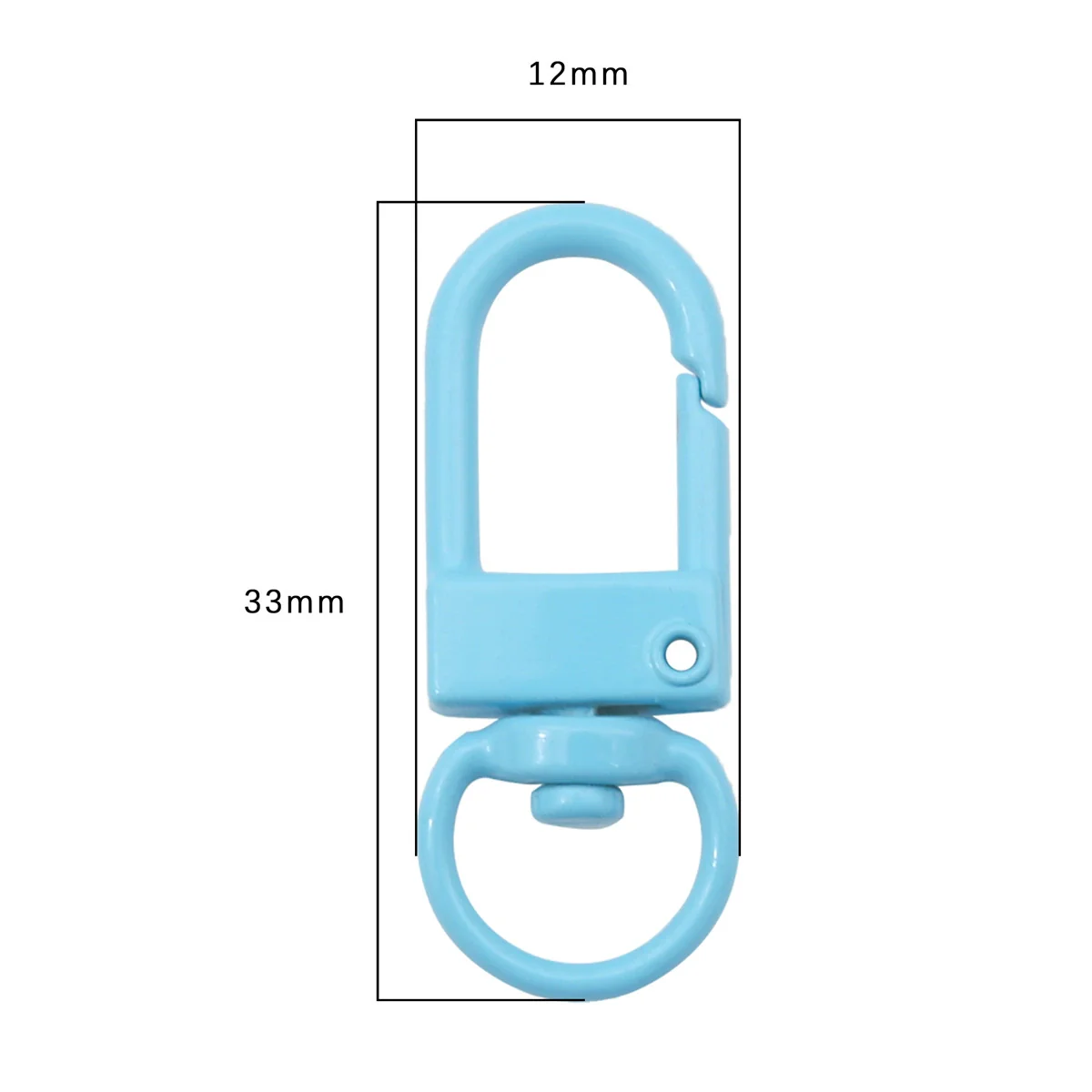 Alloy Spray Paint Handmade Key Chain Door Buckle Mask Chain Pendant Bag Decoration Accessories - Image 2