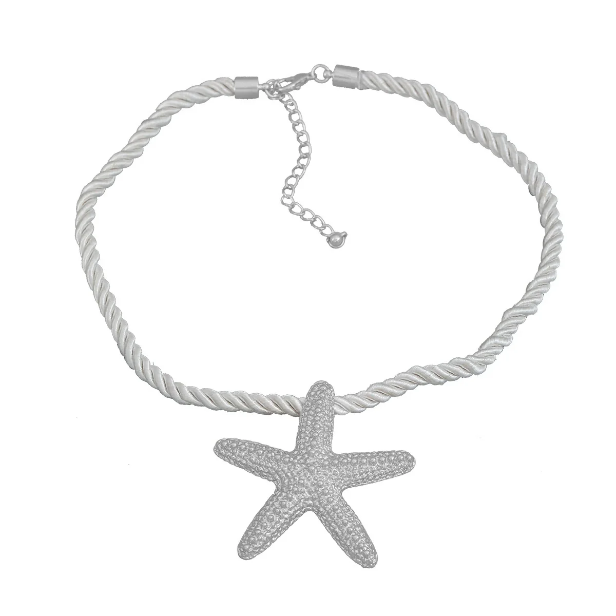 Alloy Starfish Pendant Necklace For Women Electroplated Ocean Animal Style - Image 4