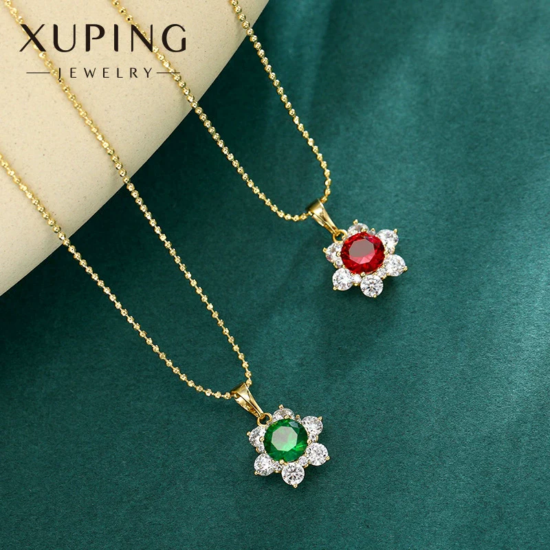 Alloy Sunflower Pendant Necklace With Ball Chain And Electroplating Treatment - Image 2