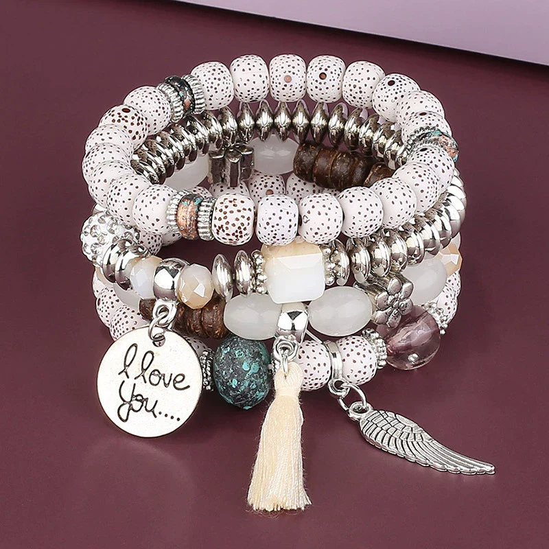 Alloy Tassel Wings Pendant Ladies Bracelet Fashion Style - Image 10