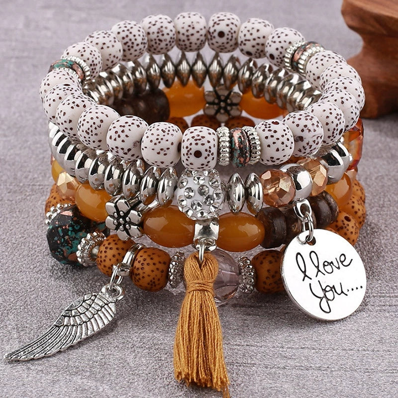 Alloy Tassel Wings Pendant Ladies Bracelet Fashion Style - Image 14