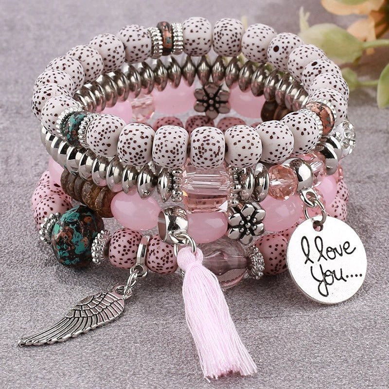 Alloy Tassel Wings Pendant Ladies Bracelet Fashion Style - Image 15