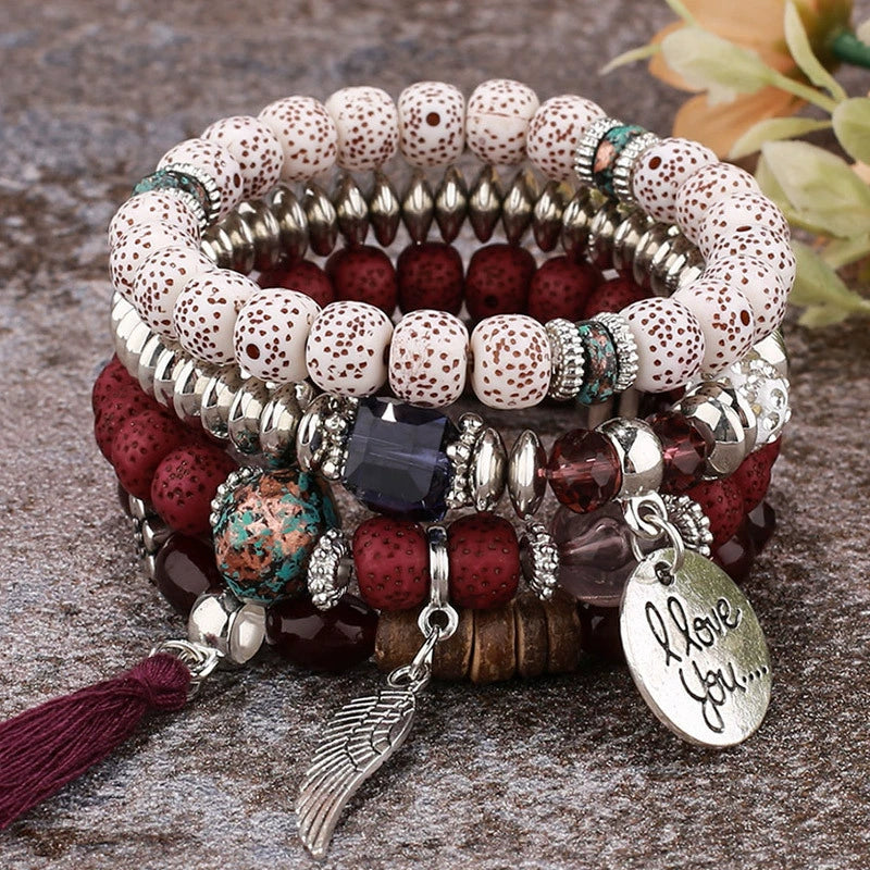 Alloy Tassel Wings Pendant Ladies Bracelet Fashion Style - Image 9