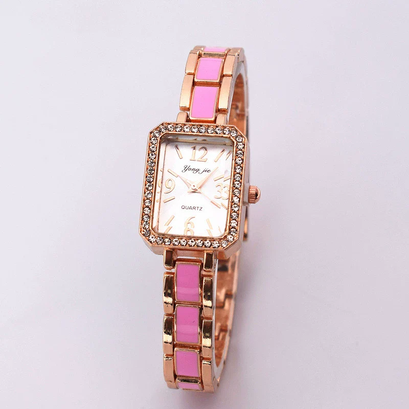 Alloy Women's Bracelet Watch Square Rectangle Casual Style - Image 5