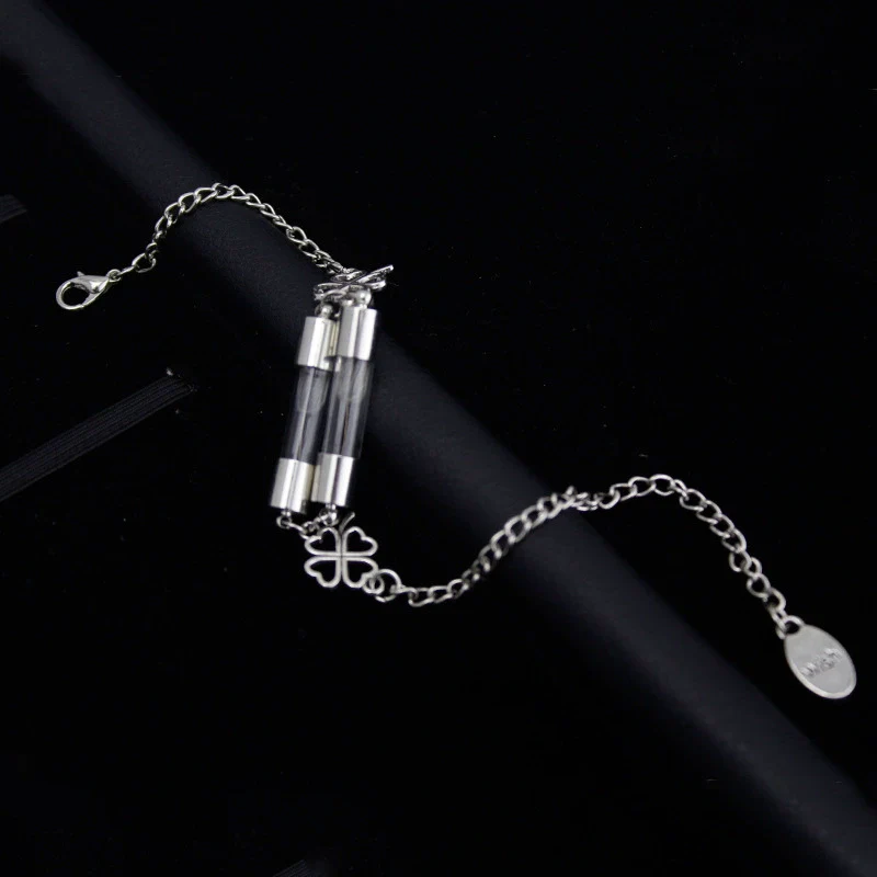 Alloy Woven Bracelet With Four Leaf Clover Dandelion Dried Flower Animals And Zodiac Pattern - Image 2