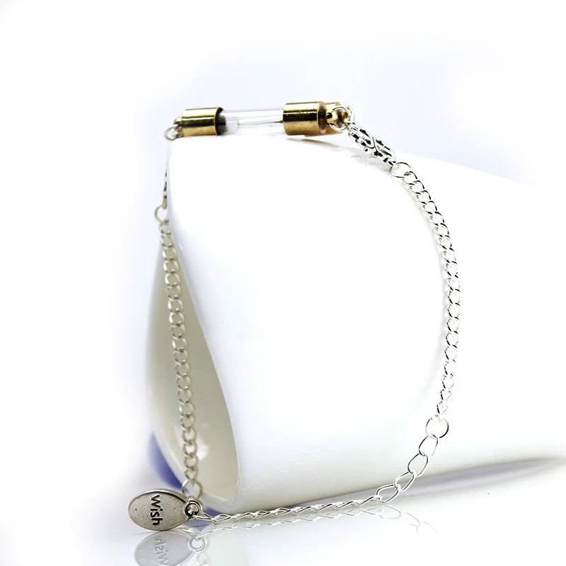 Alloy Woven Bracelet With Four Leaf Clover Dandelion Dried Flower Animals And Zodiac Pattern - Image 6