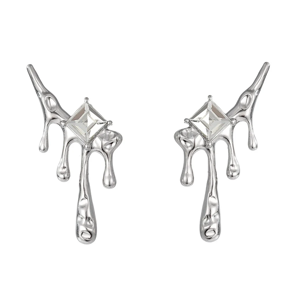 Alloy Zircon Geometric Star Tassel Women's Earrings Light Luxury Niche Ins Sweet Cool Highend - Image 15