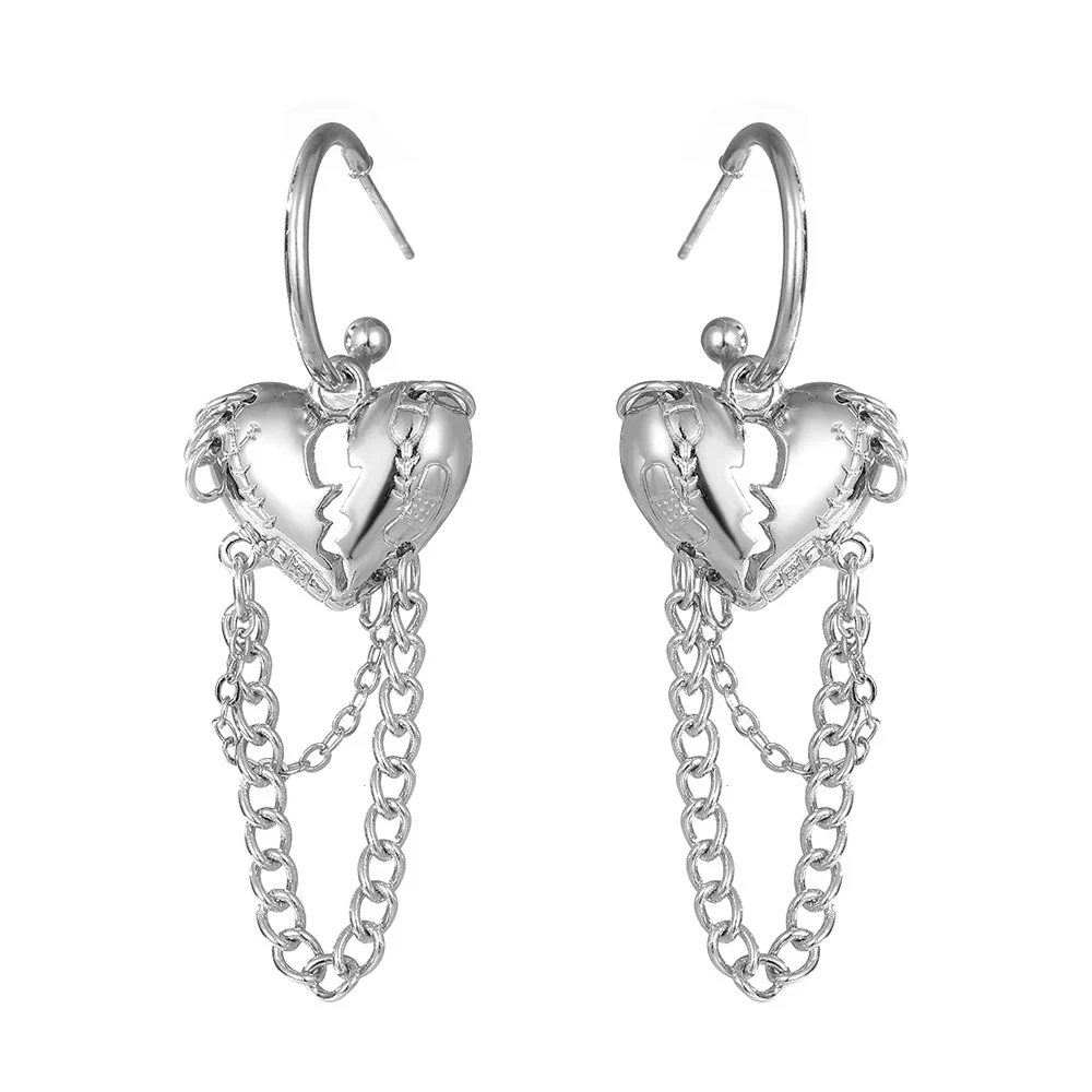 Alloy Zircon Geometric Star Tassel Women's Earrings Light Luxury Niche Ins Sweet Cool Highend - Image 17