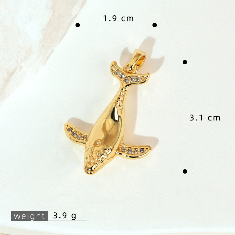 Animal Style Copper Electroplated Sea Life Pendant Necklace Bracelet Earrings Accessories - Image 10
