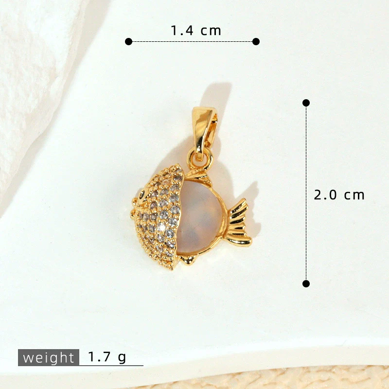 Animal Style Copper Electroplated Sea Life Pendant Necklace Bracelet Earrings Accessories - Image 13