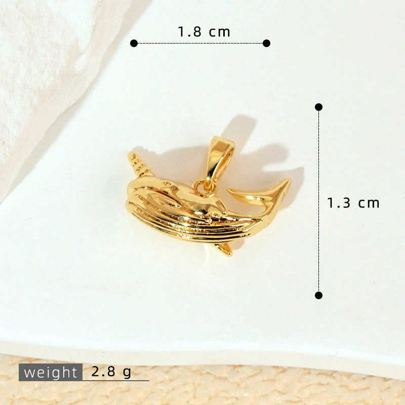 Animal Style Copper Electroplated Sea Life Pendant Necklace Bracelet Earrings Accessories - Image 14
