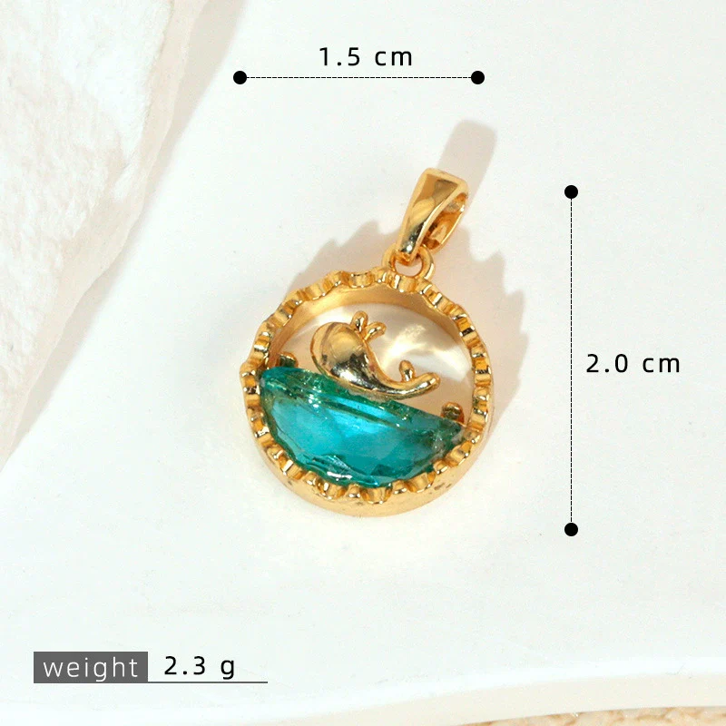 Animal Style Copper Electroplated Sea Life Pendant Necklace Bracelet Earrings Accessories - Image 16