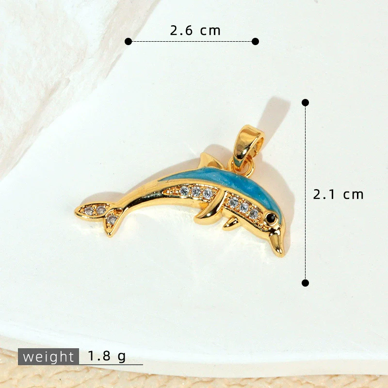 Animal Style Copper Electroplated Sea Life Pendant Necklace Bracelet Earrings Accessories - Image 7
