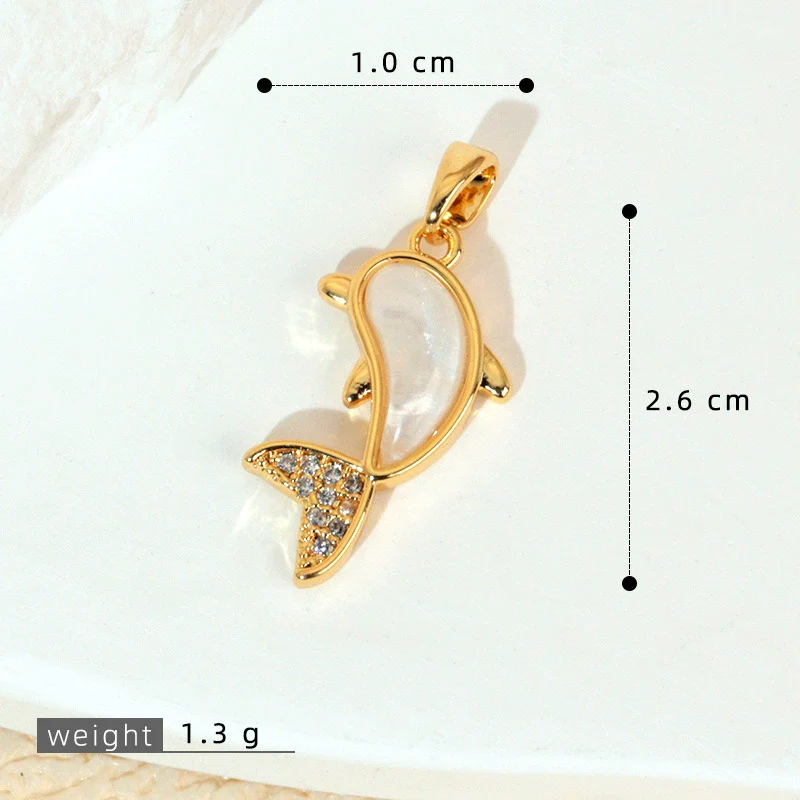 Animal Style Copper Electroplated Sea Life Pendant Necklace Bracelet Earrings Accessories - Image 8