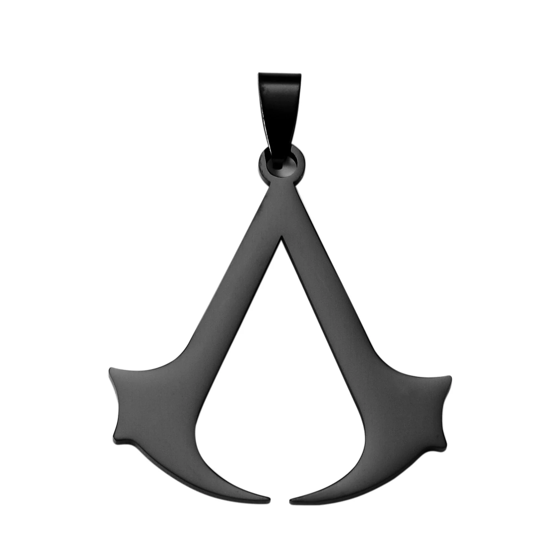Anime Assassin's Creed Stainless Steel Sickle Military Pendant With Sweater Chain Electroplated - Image 7