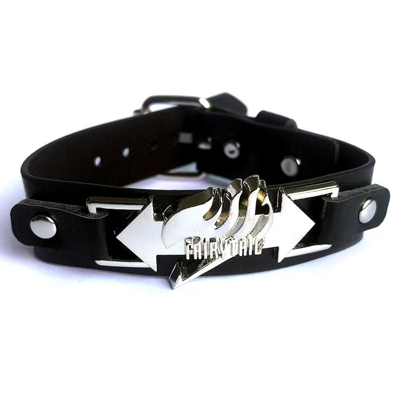 Anime Peripheral Bracelet Artificial Leather Death Logo Punk Style - Image 2