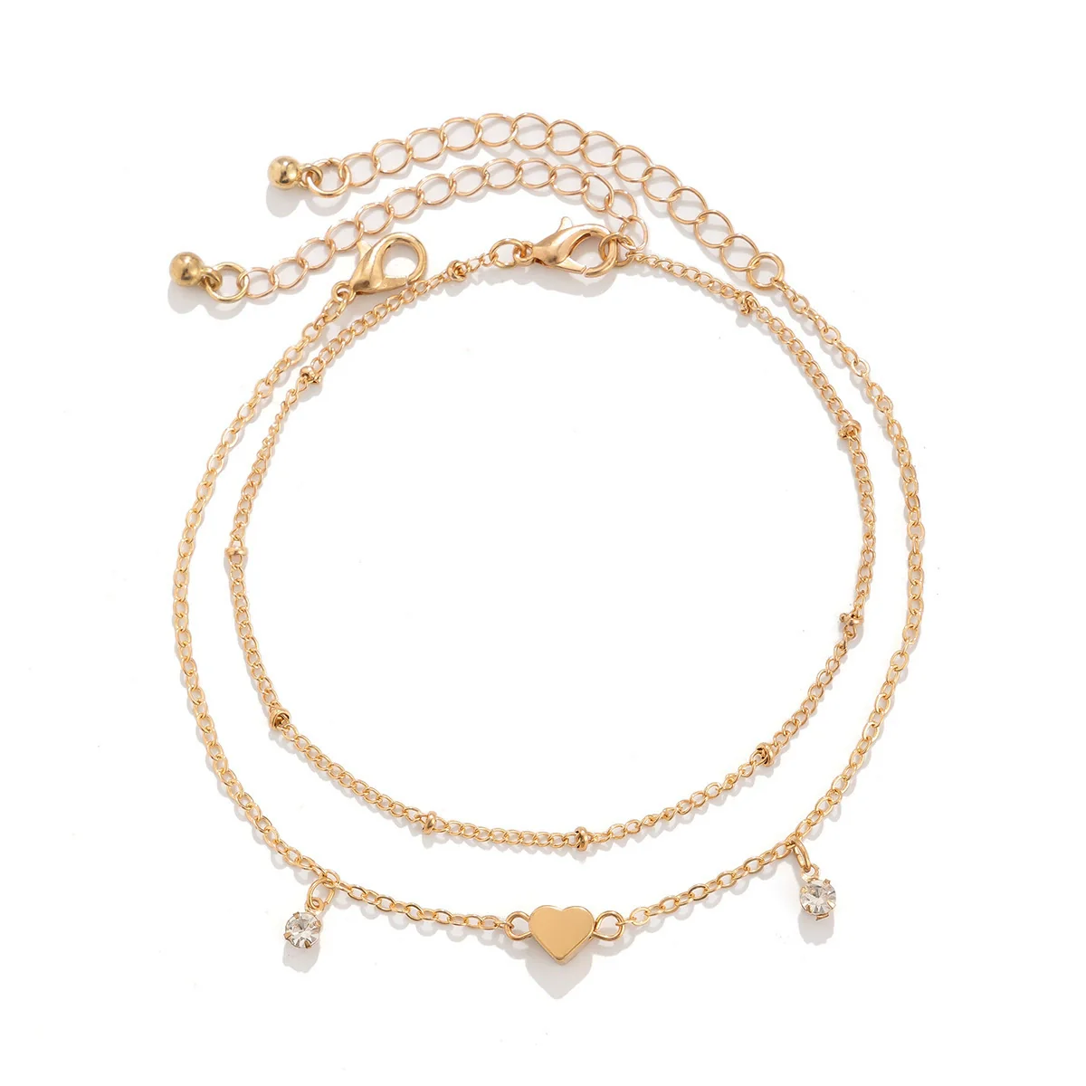 Anklet Alloy Imitation Pearl Star Butterfly Dolphin Animal Zodiac Design For Women - Image 5