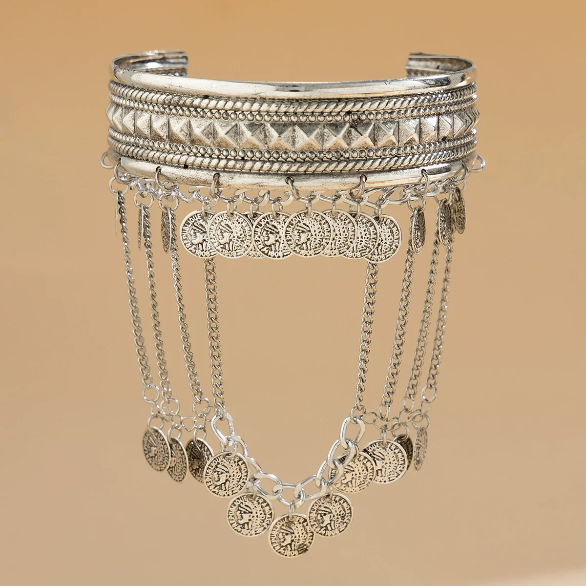 Arm Chain Jewelry Metal Iron Aluminum Chain Alloy Tassel Retro Western Cowboy Style Electroplating - Image 4