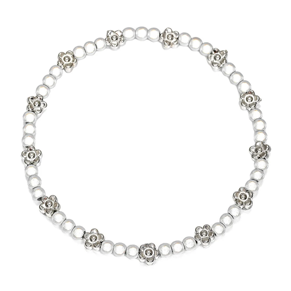 Beaded Anklet Geometric Style Women's Colorful Beads Bohemian Simple - Image 5